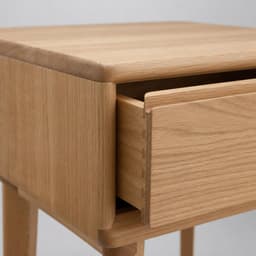 Oslo Nightstand — push-to-open drawer detail